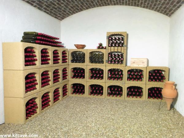 Porte-bouteilles cave à vin voûtée