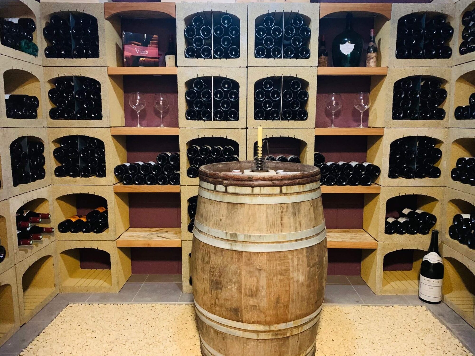 casier à vin vinobloc pour aménager une cave en kit en Belgique
