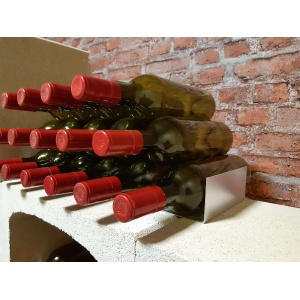 Calage pour bouteilles de vin. Cale bouteilles bourgogne, champagne et bordeaux