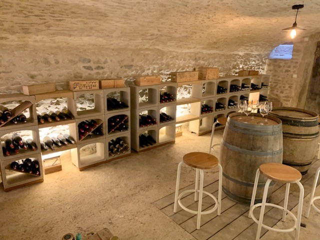 aménagement cave à vin enterrée