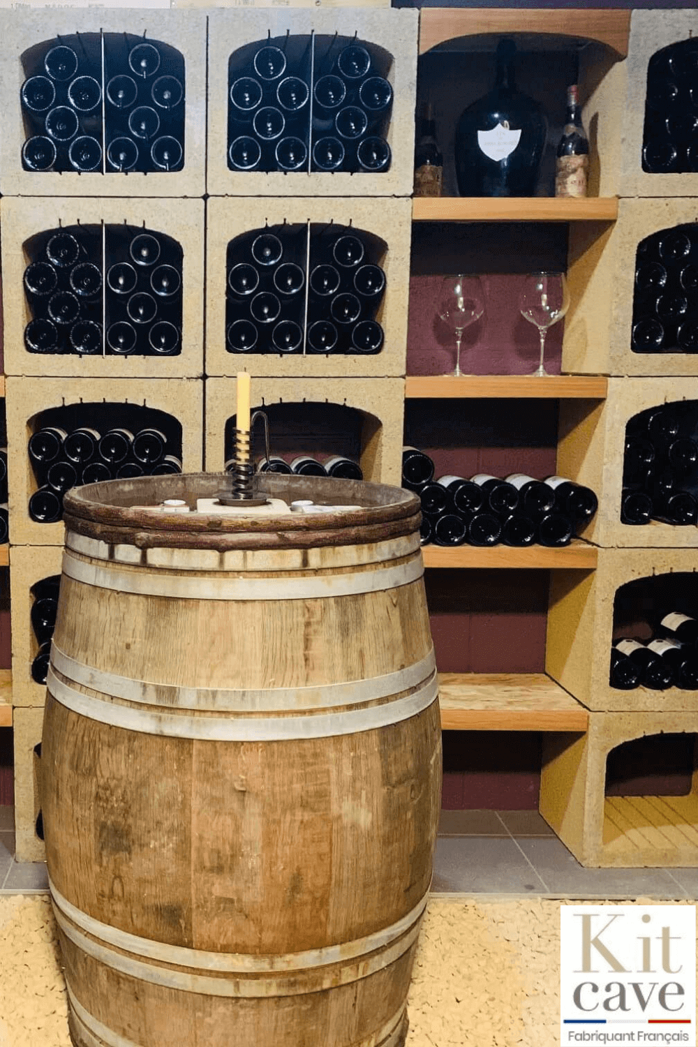 range bouteilles pour aménagement et décoration cave à vin