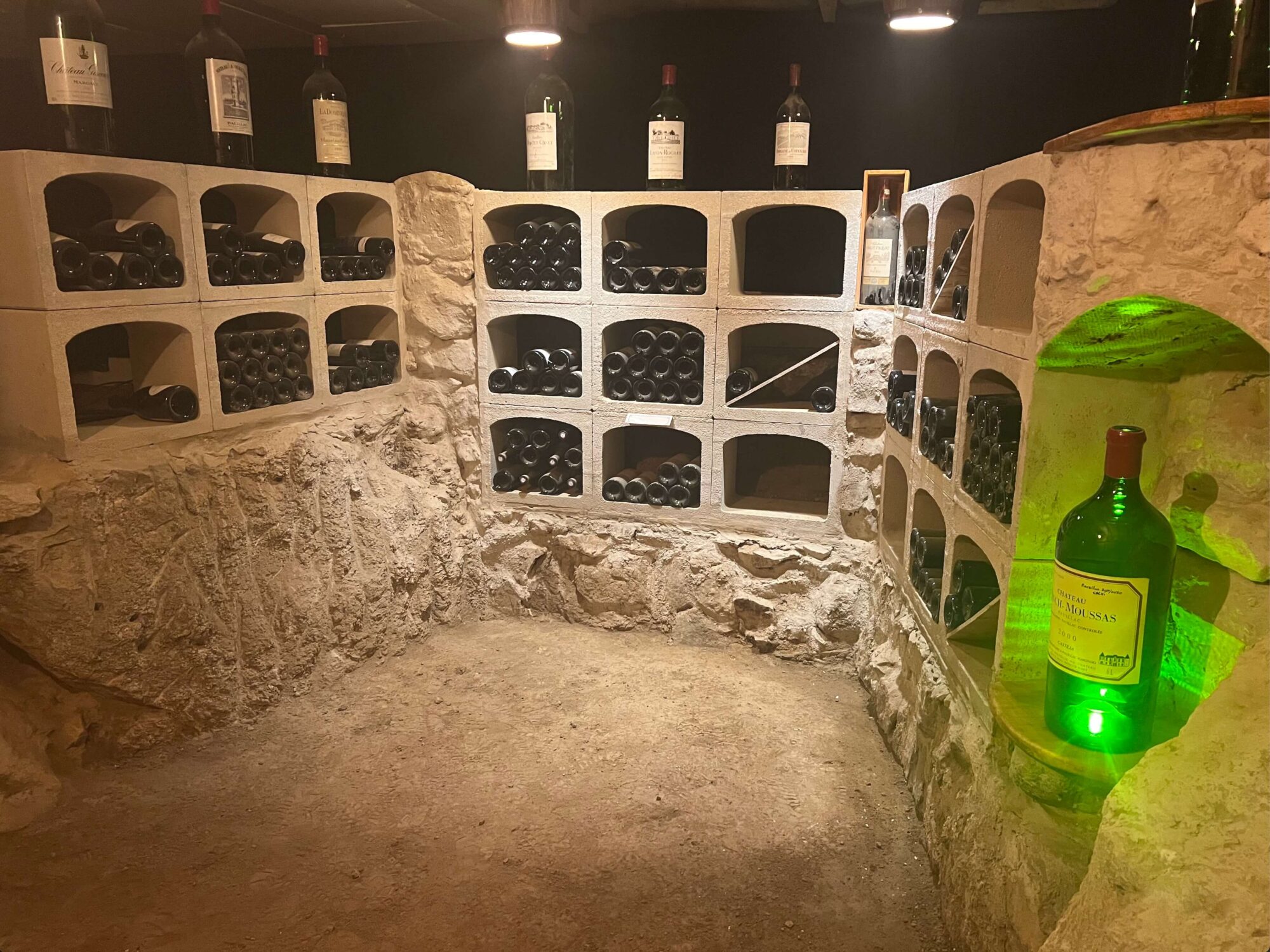 casier à bouteilles pour aménager une cave à vin