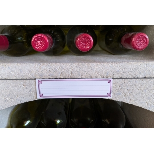 Fiche d'identification pour bouteilles