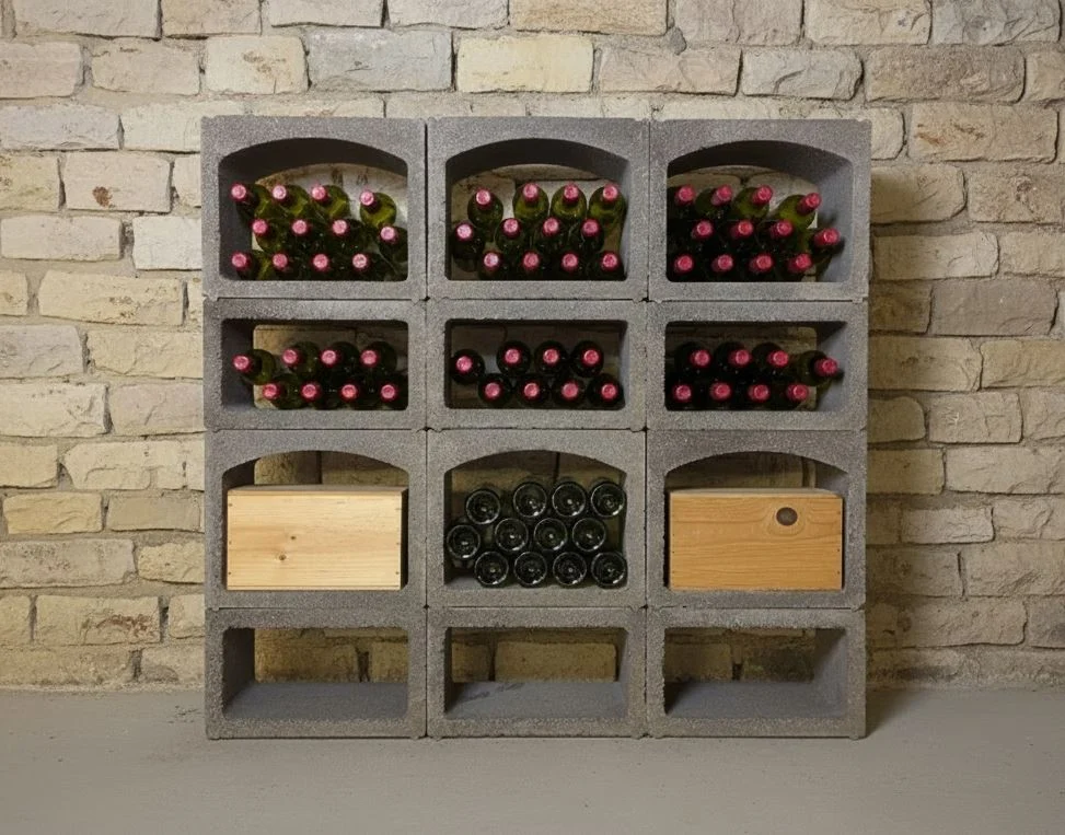rangement bouteille de vin modulable